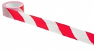 Лента предупредительная полиэтиленовая красно-белая 30 мкн х 75 мм х 250 м купить в Минске